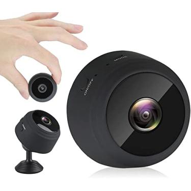 Imagem de Mini Câmera Segurança Espiã Monitoramento Wifi Full HD Visão Noturna Com Gravador De Voz（MiniMicroCamera-1080P）