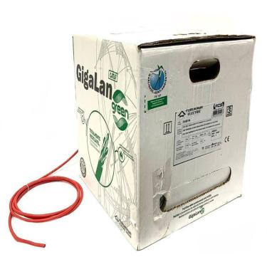 Imagem de Cabo de Rede Furukawa GigaLan Cat6 Vermelho - 45 Metros