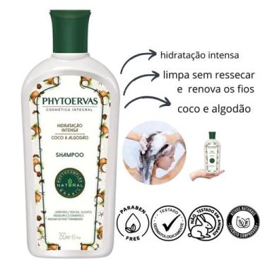 Imagem de Shampoo Hidratacao Intensa  Reitalização Capilar Phytoervas