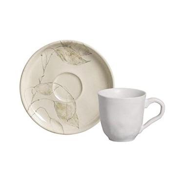Imagem de Porto Brasil Conjunto com 6 Xícaras de Café com Pires Bio Stoneware Luau 120ml