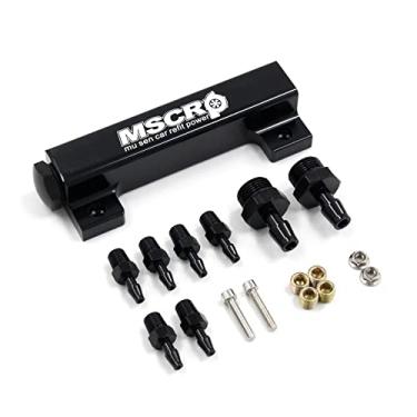 Imagem de Kit de coletor de admissão de bloco de vácuo de 6 portas Turbo Boost 1/8NPT para corridas