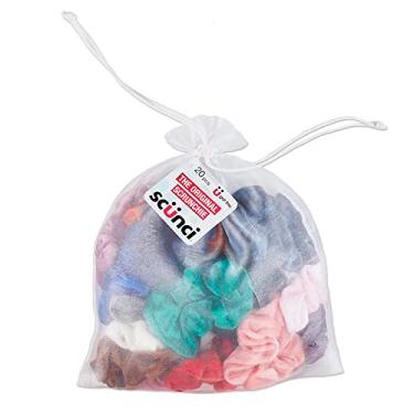 Imagem de Conair Scunci Prendedores De Cabelo E Rabo De Cavalo Da The Original Velvet Scrunchie Elásticos Sortidos 20 Unidades