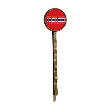 Imagem de Boné de metal retrô com nome da bandeira da Tailândia