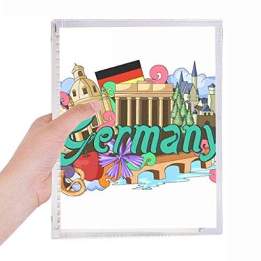 Imagem de Caderno de grafite New Swan Stone Castle Beer Germany com folhas soltas e diário recarregável