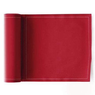 Imagem de Guardanapos de Algodão MY DRAP, Lavável e Reutilizável (25 Guardanapos, Batom Vermelho)