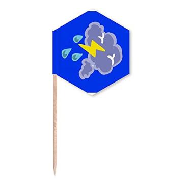 Imagem de Blink Icon Thunder, bandeiras de palito, palitos de cupcake, festa comemoração