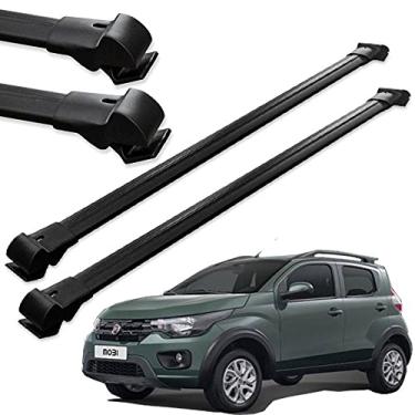 Imagem de Par Travessa Teto Alumínio Fiat Mobi Way