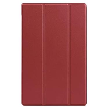 Imagem de Estojo Protetor para Amazon 11" Kindle Fire Max 11 Tablet(13ª geração, Lançada em 2023), Capa Protetora Dobrável Para Tablet Fire 11 Com Função Automática de Despertar/Dormir, Claret