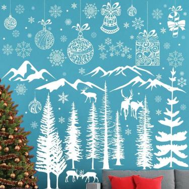 Imagem de Decalques de parede Alessia Cara Christmas Snowflake Winter Decor