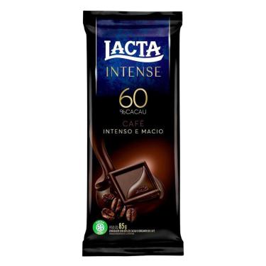 Imagem de Chocolate Lacta Intense 60% Cacau Café 85g