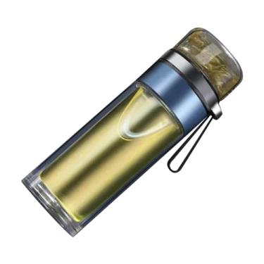 Imagem de Garrafa De água De Vidro, Infusor De Chá, Garrafa De água Para Viagem, Filtro De Chá, Garrafa De Separação De Chá E água Para Viagens Em Casa(Azul)