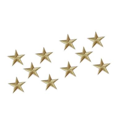 Imagem de Operitacx 20 Unidades remendo da etiqueta da roupa patch de jeans ferro em decalques para roupas adesivos decoração dourada patches de bordado remendo para roupas retalhos decorar fantasias