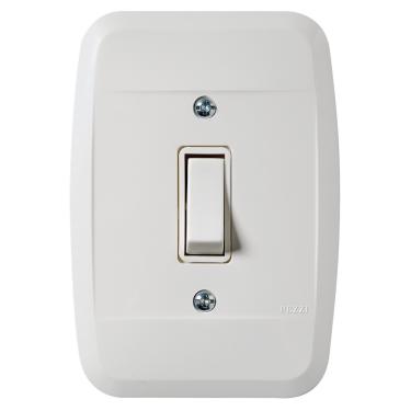Imagem de Interruptor Embutir Simples 1 T.S Branca 41100 - Pezzi