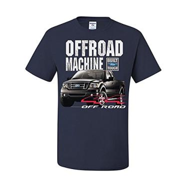 Imagem de Camiseta Ford F-150 licenciada Offroad Machine Built Ford Tough, Azul-marinho, G