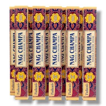 Imagem de Kit Incenso Massala Tulasi Nag Champa com 10un