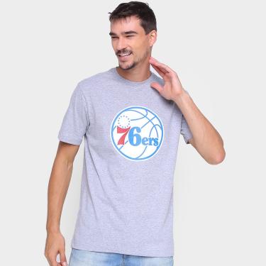 Imagem de Camiseta NBA Philadelphia 76ers New Era Logo Masculina-Masculino