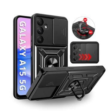 Imagem de Capa Capinha Armor Anti Impacto Ring Luxo Para Galaxy A15 5G (Tela 6.5) + Anel Giratorio + Proteção De Câmera - Proteção Militar