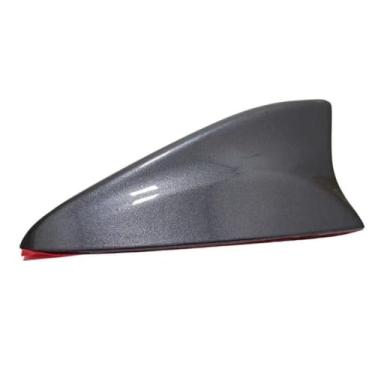 Imagem de Antena Shark Tubarão Automotiva Colante Modelo Universal Fácil Aplicação Tamanho Médio Hyundai Hb20 Hb20s Hb20x i30 ix35 (Cinza)