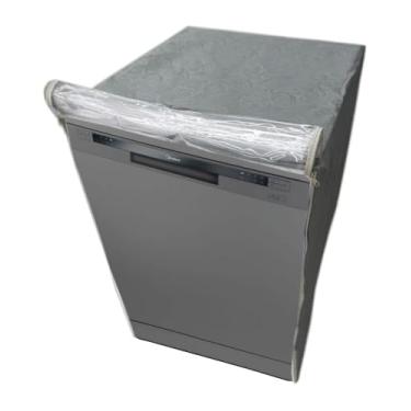 Imagem de CAPA PARA LAVA LOUÇAS MIDEA 14 SERVIÇOS TRANSPARENTE FLEX (Cinza)