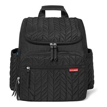 Imagem de Bolsa Mochila Maternidade Forma Backpack Preta Skip Hop