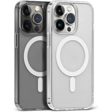 Imagem de Capa Capinha Clear Case Compatível Com Carregador Por indução Sem Fio Para iPhone 16, 16 Plus, 16 Pro, 16 Pro Max - (Hard Glass Store) (iPhone 16 Pro (6.3))