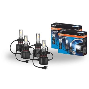 Imagem de KIT 4 Lâmpadas Osram Led Cool Blue UM par H4+UM par H7