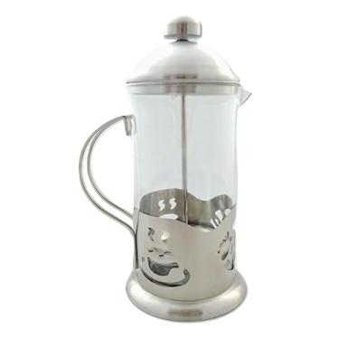 Imagem de CAFETEIRA FRANCESA CREMEIRA DE PRENSA DE VIDRO E INOX 600ML (C)