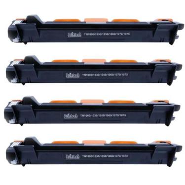 Imagem de Kit 4 Toner Compatível Brother Tn1060 DCP1602 DCP1617 HL1202 - PRINTEC