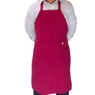 Imagem de KIT 10 pçs Avental Com Bolso Oxford Poli Cores - Armarinho Neves, Rosa