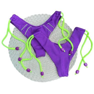 Imagem de Calcinha Avulsa Asa Delta Fio Duplo de Amarrar Bubbaloo - Califórnia B