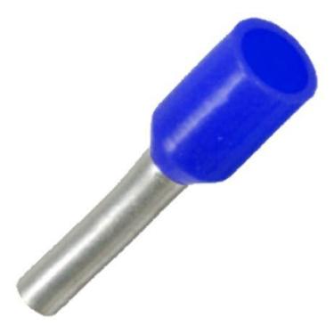 Imagem de 100 Terminal Tubular Ilhós De Emenda Isolada Azul 2,50mm - PENZEL
