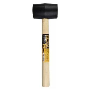 Imagem de Marreta de Borracha 45 Mm c/ Cabo Madeira 27 Cm Martelo, Startools 120