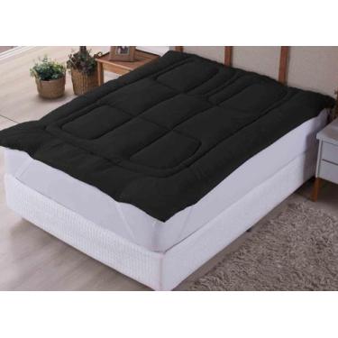Imagem de Pillow Top Casal Soleiro Medida 1,88m X 88cm X Até 30 Cm Alt. Preto - 
