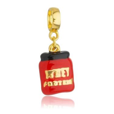 Imagem de Berloque Whey Academia Banhado a Ouro 18k - Work Semijoias