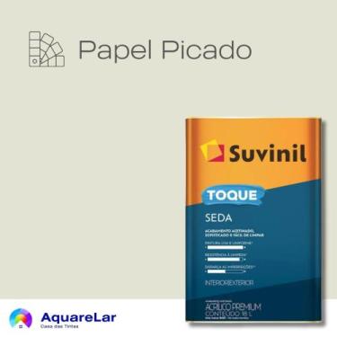 Imagem de Toque Seda Suvinil Acetinado 16L, PAPEL PICADO