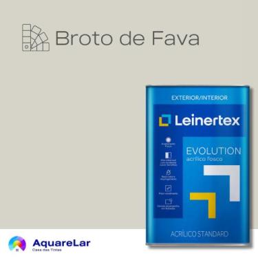 Imagem de Evolution Acrílico Leinertex Fosco 18L, BROTO DE FAVA