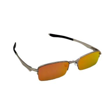 Imagem de Óculos De Sol mascolino feminino Retangular Bloguer Classico aço - HHW