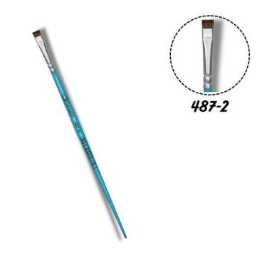 Imagem de Pincel Condor 487-02 Chato Curto Pelo de Pônei
