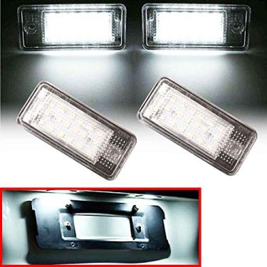 Imagem de Generic Leesoot 2 peças de lâmpadas de LED branco xenon sem erros, compatível com 2001-2009 Audi A3 A4 A6 A8 S3 S4 S6 S8 C6 Q7 RS4 RS6 Lâmpada traseira F1TZ-13550-A, 8E0943021B