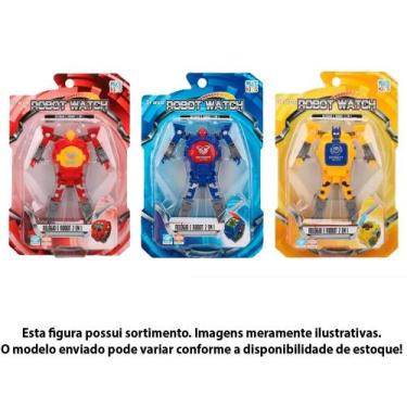 Imagem de Figura Eletrônica - 2 em 1 - Robot Watch - Relógio e Robô - Sortido - 