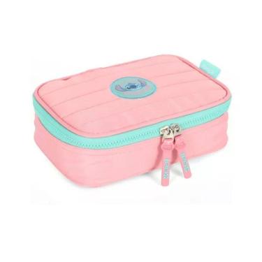 Imagem de Estojo Box Stitch Disney Classics Cor Salmão Escolar Luxcel