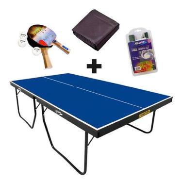 Imagem de MESA DE PING PONG MDF 25mm 1090 KLOPF + KIT Raquetes e Bolinhas 5055 +