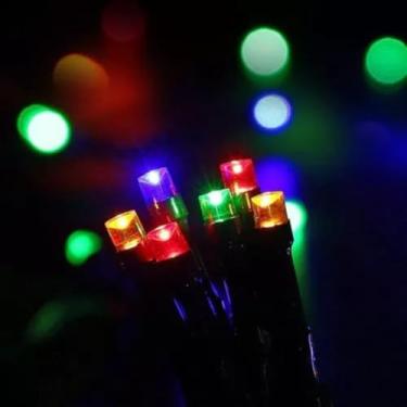Imagem de Pisca-Pisca de Natal 100 LEDs 9 com Metros 8 Funções Branco e Colorido (RGB)