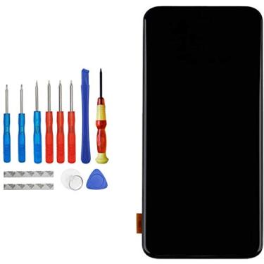 Imagem de Vvsialeek Tela AMOLED de substituição compatível com Samsung Galaxy A40 SM-A405F, SM-A405FN, SM-A405FM 2019 15.0 cm polegadas LCD Digitalizador Touch Screen Assembly Frame com kit de ferramentas
