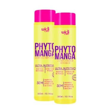 Imagem de Kit de Tratamento PhytoManga WIDIcare para Cabelos Ressecados, Sem Vida ou Opacos - Shampoo + Condicionador