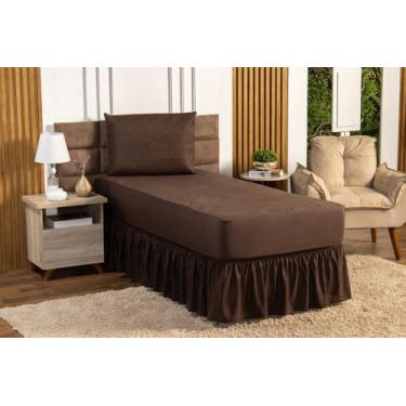 Imagem de Protetor Capa De Colchão Solteiro Impermeável Cama Box - Angel Distrib