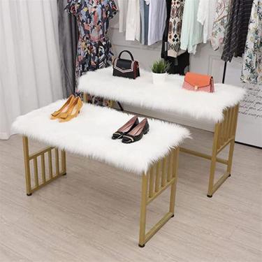 Imagem de Manta Xale de Pelúcia Pelo Alto Branco Para Sofá/Cadeira Decoração You