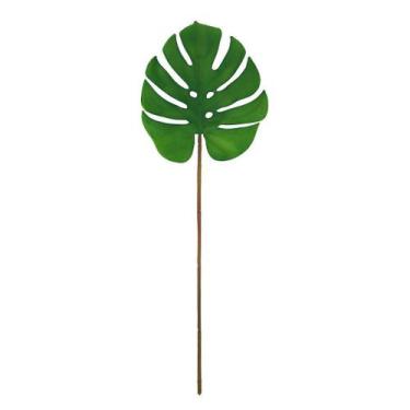 Imagem de Folha Costela de Adão Verde Artificial Látex Premium 19cm - MC Flores
