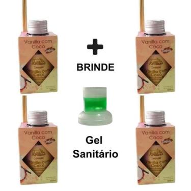 Imagem de 4 Aromatizador Ambiente 100ml Perfume Casa Difusor Vareta Aromatizante