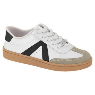 Imagem de Tênis Molekinha RBD Casual Infantil, Branco bco of, 35